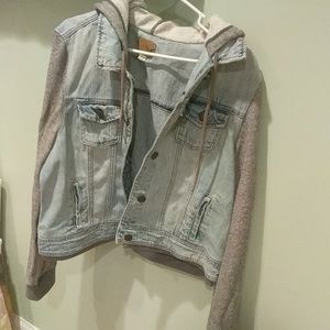 American Eagle jean/sweater jacket